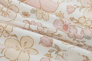 Breathable Bamboo Shorts for Toddlers with Bunny Print